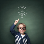kid with idea